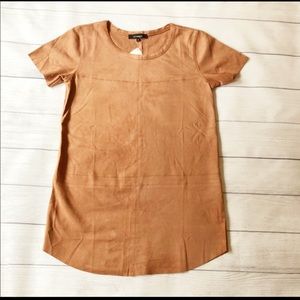 NWT faux suede dress